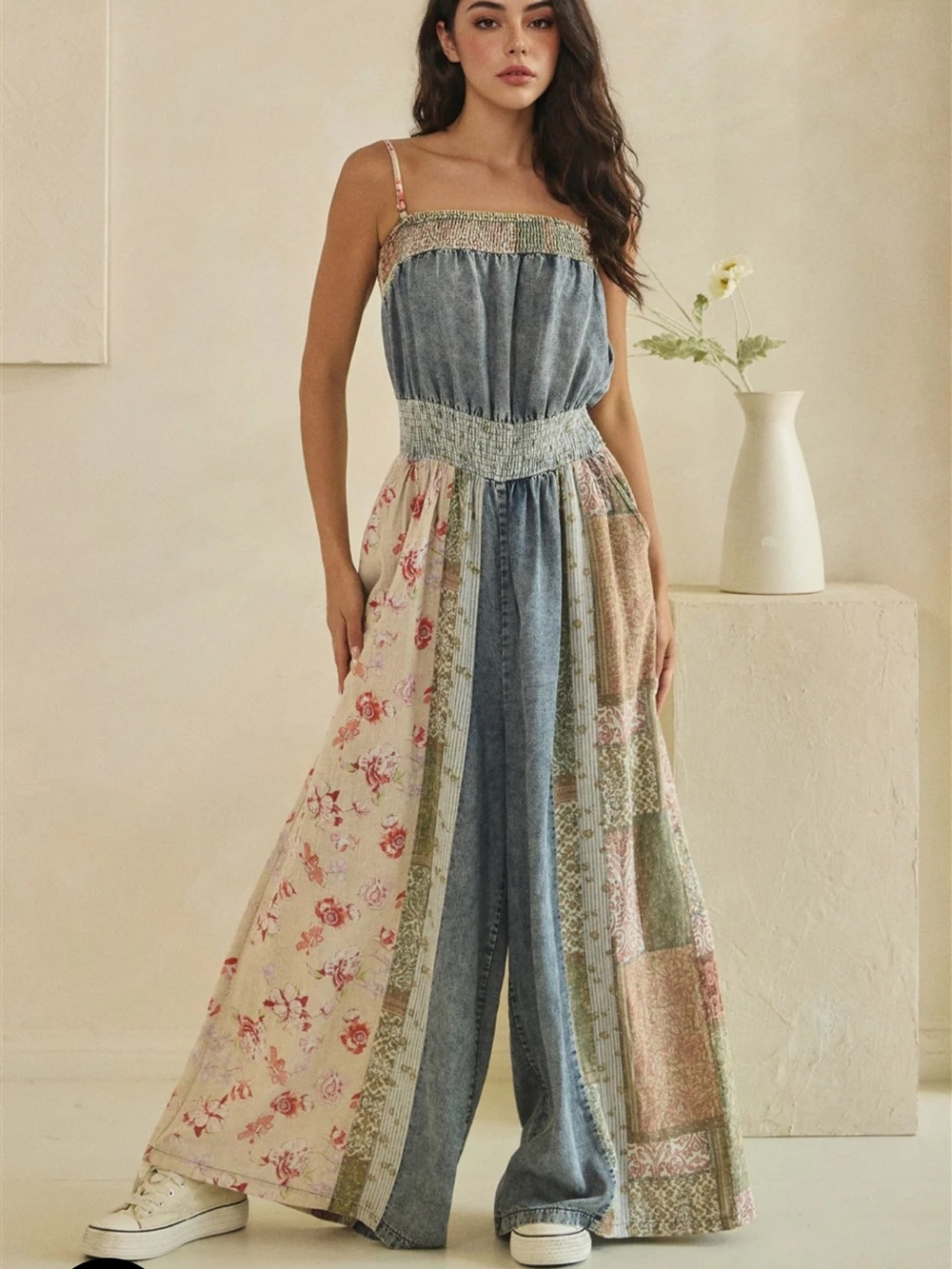 💕NEW! Oli & Hali patchwork jumpsuit - Picture 7 of 11